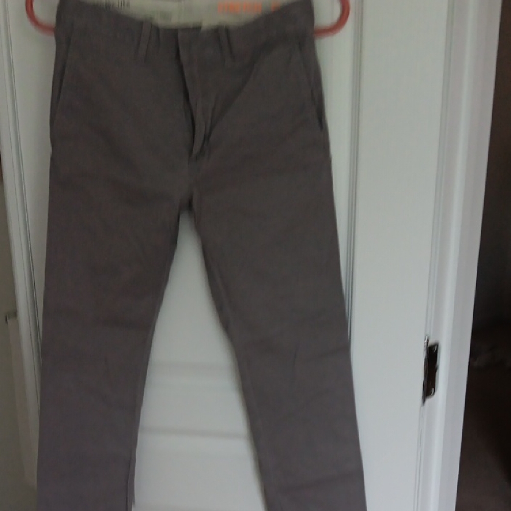 J. Crew Gray Casual Chinos Straight-Leg